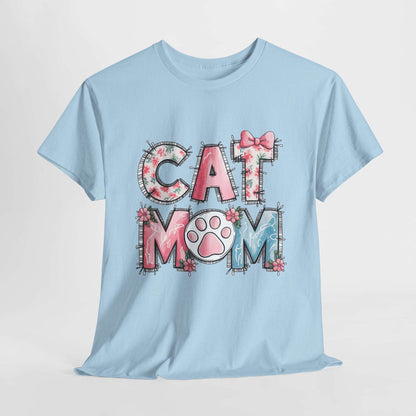 Cat Mom Unisex Heavy Cotton Tee