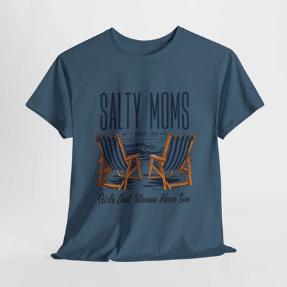 Salty Moms Beach Club Unisex Heavy Cotton Tee