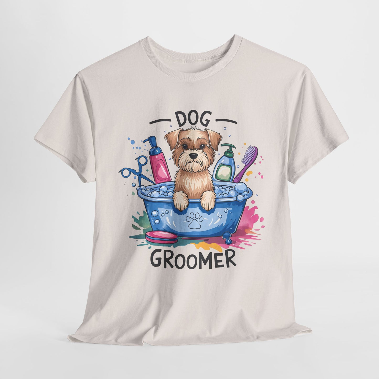Funny Dog Groomer Heavy Cotton Tee - Perfect Gift for Dog Lovers