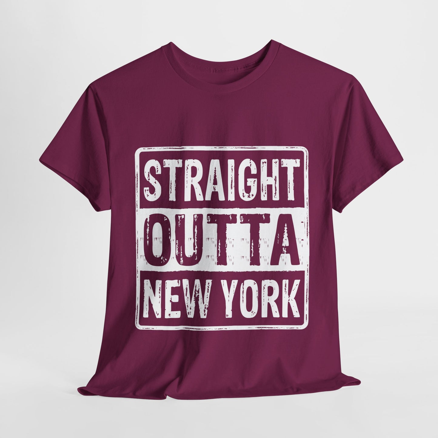 Straight Outta New York Unisex Heavy Cotton Tee