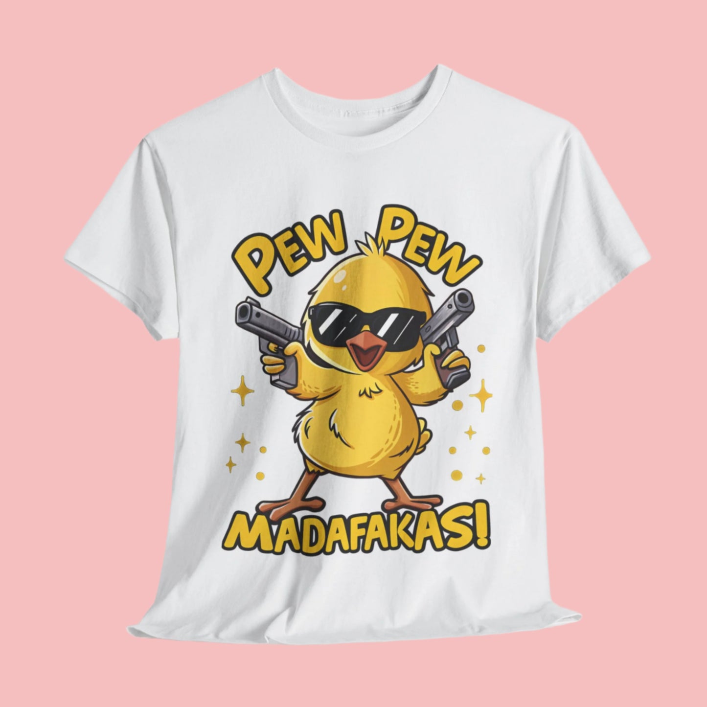 Pew Pew Madafakas Unisex Cotton Tee, Fun Graphic T-Shirt, Casual Wear, Gift for Gamers, Quirky Humor Tee, Everyday Comfort Shirt