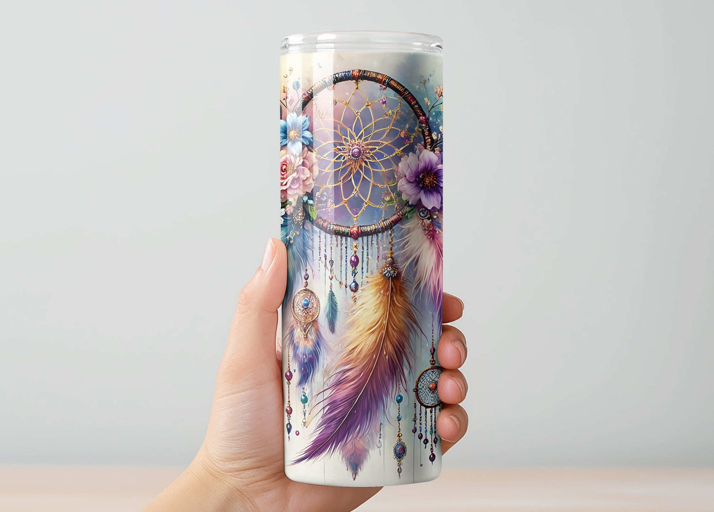 Dreamcatcher 20oz Stainless Steel Custom Sublimation Print Double Wall Vacuum Insulated Tumbler