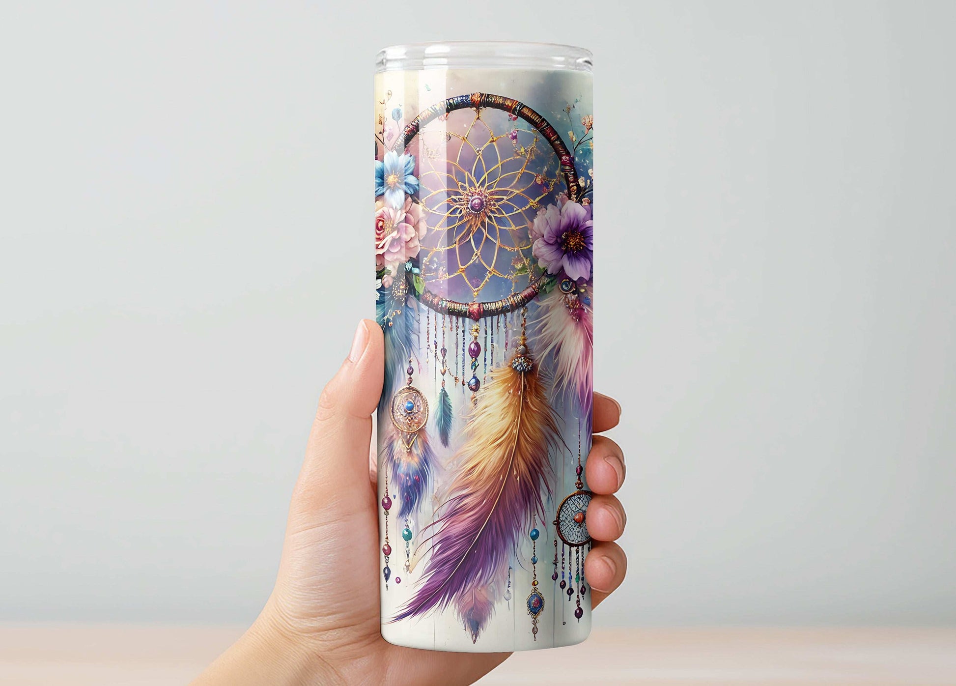 Dreamcatcher 20oz Stainless Steel Custom Sublimation Print Double Wall Vacuum Insulated Tumbler