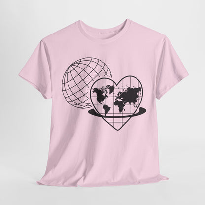 Camiseta unisex de algodón grueso: "Eres suficiente para el mundo". Camiseta gráfica inspiradora.