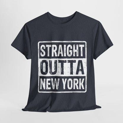 Straight Outta New York Unisex Heavy Cotton Tee