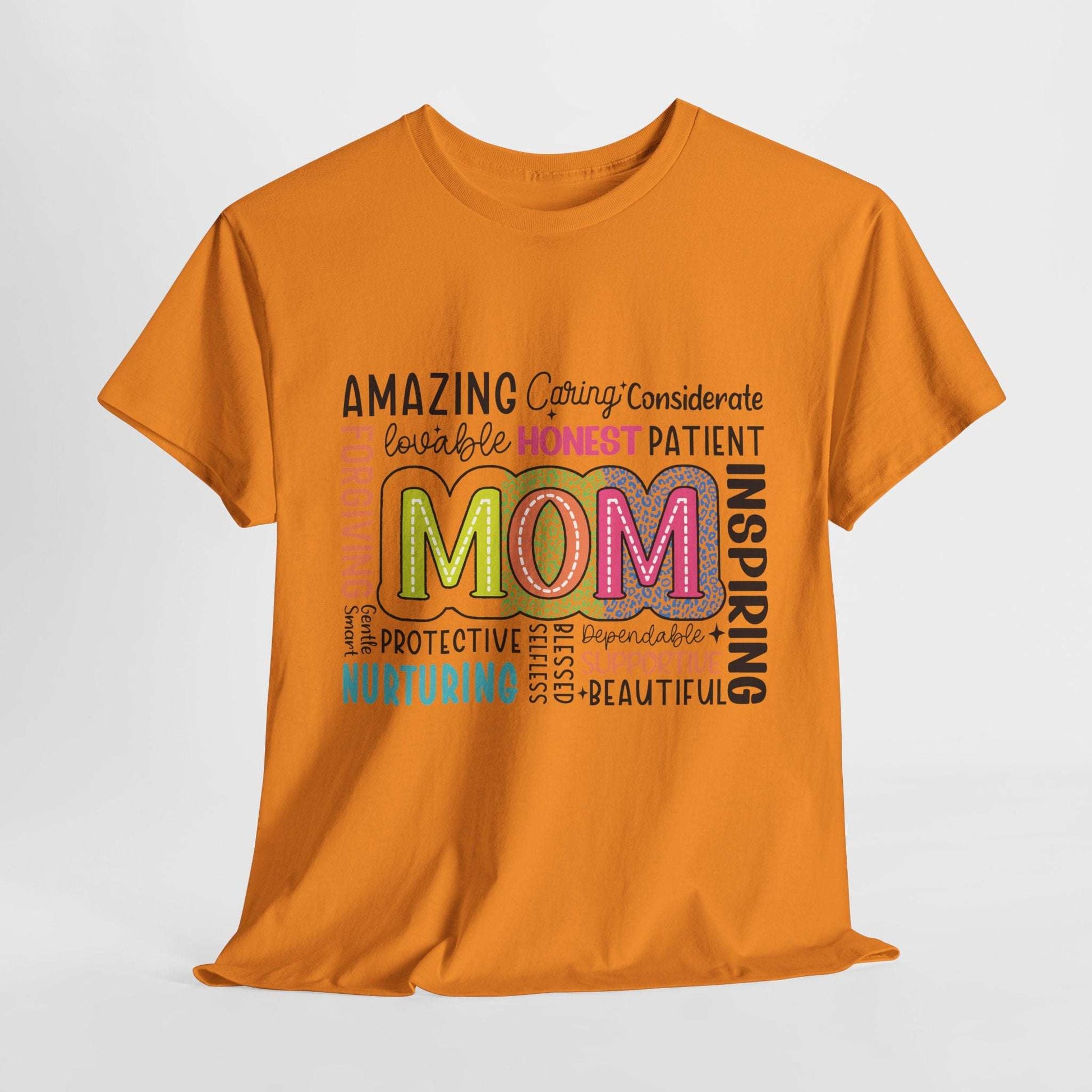 Inspirational Mom Tee - Unisex Heavy Cotton Shirt for Mother's Day