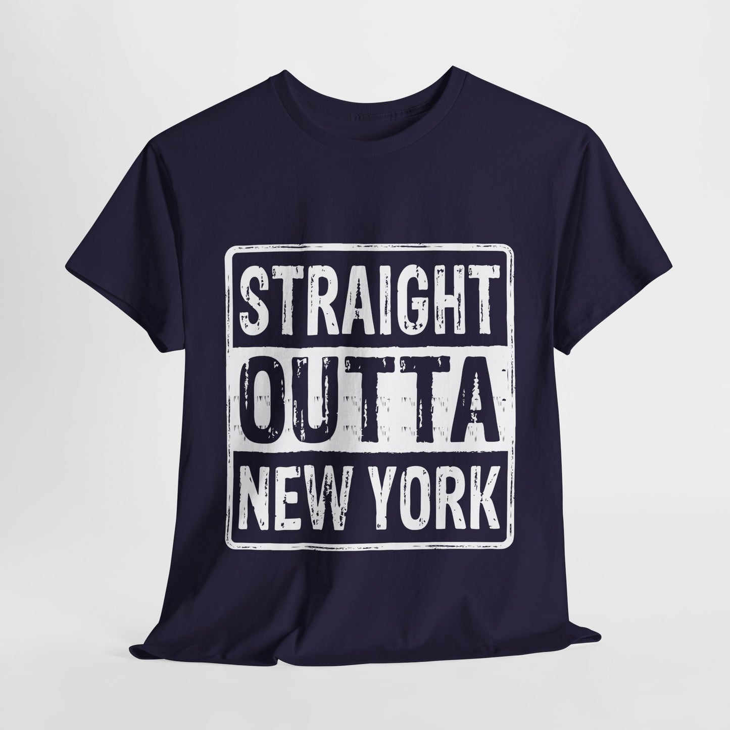 Straight Outta New York Unisex Heavy Cotton Tee