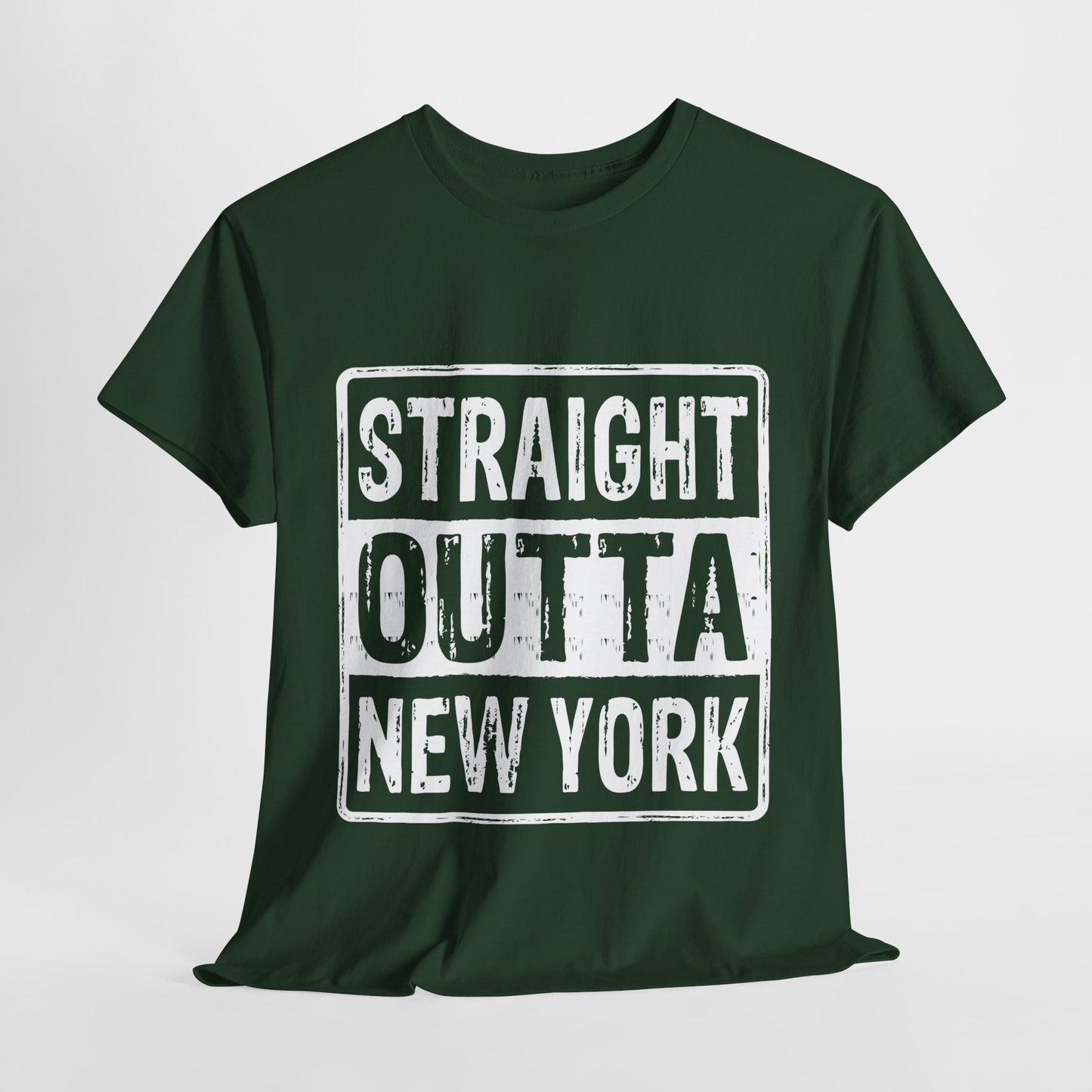 Straight Outta New York Unisex Heavy Cotton Tee