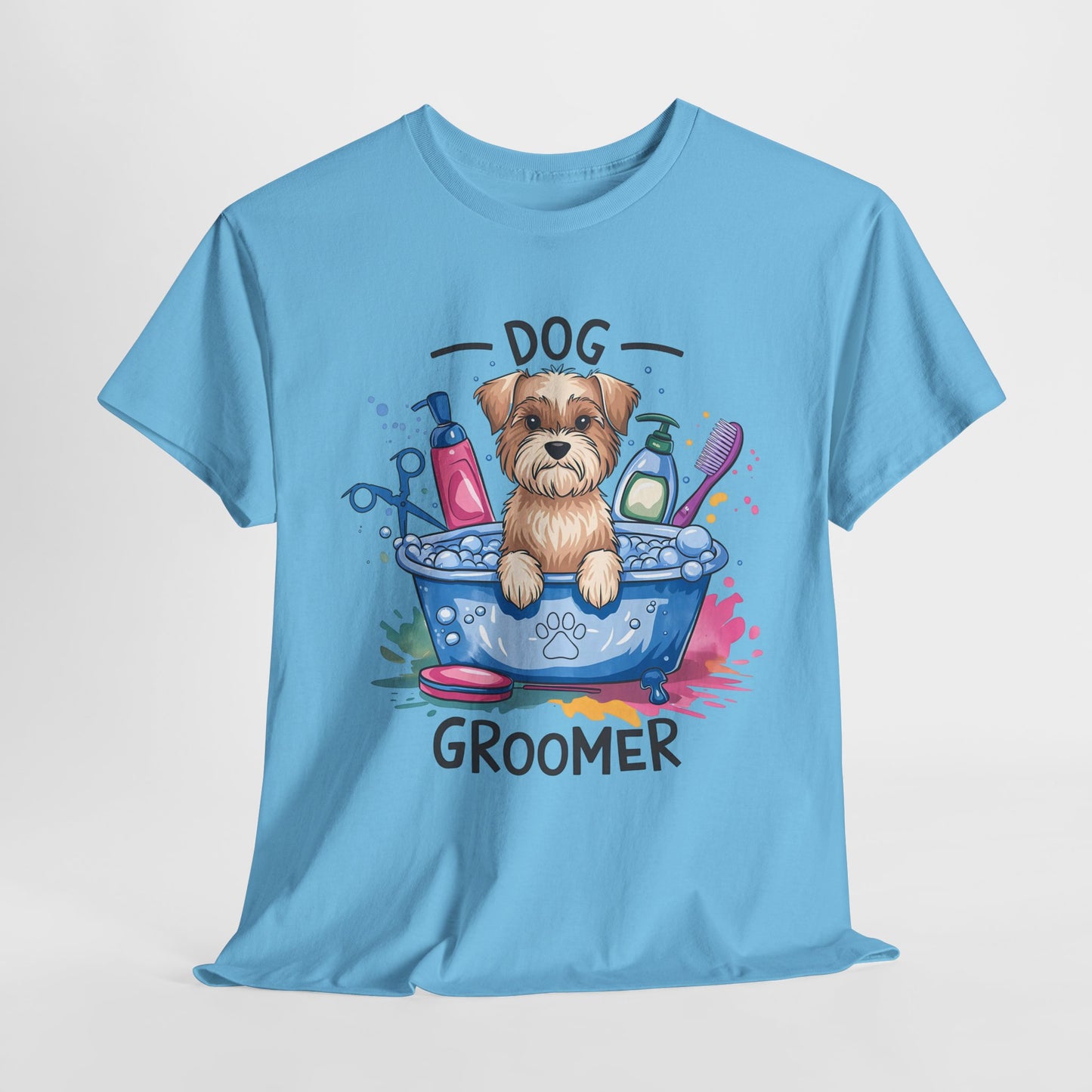 Funny Dog Groomer Heavy Cotton Tee - Perfect Gift for Dog Lovers