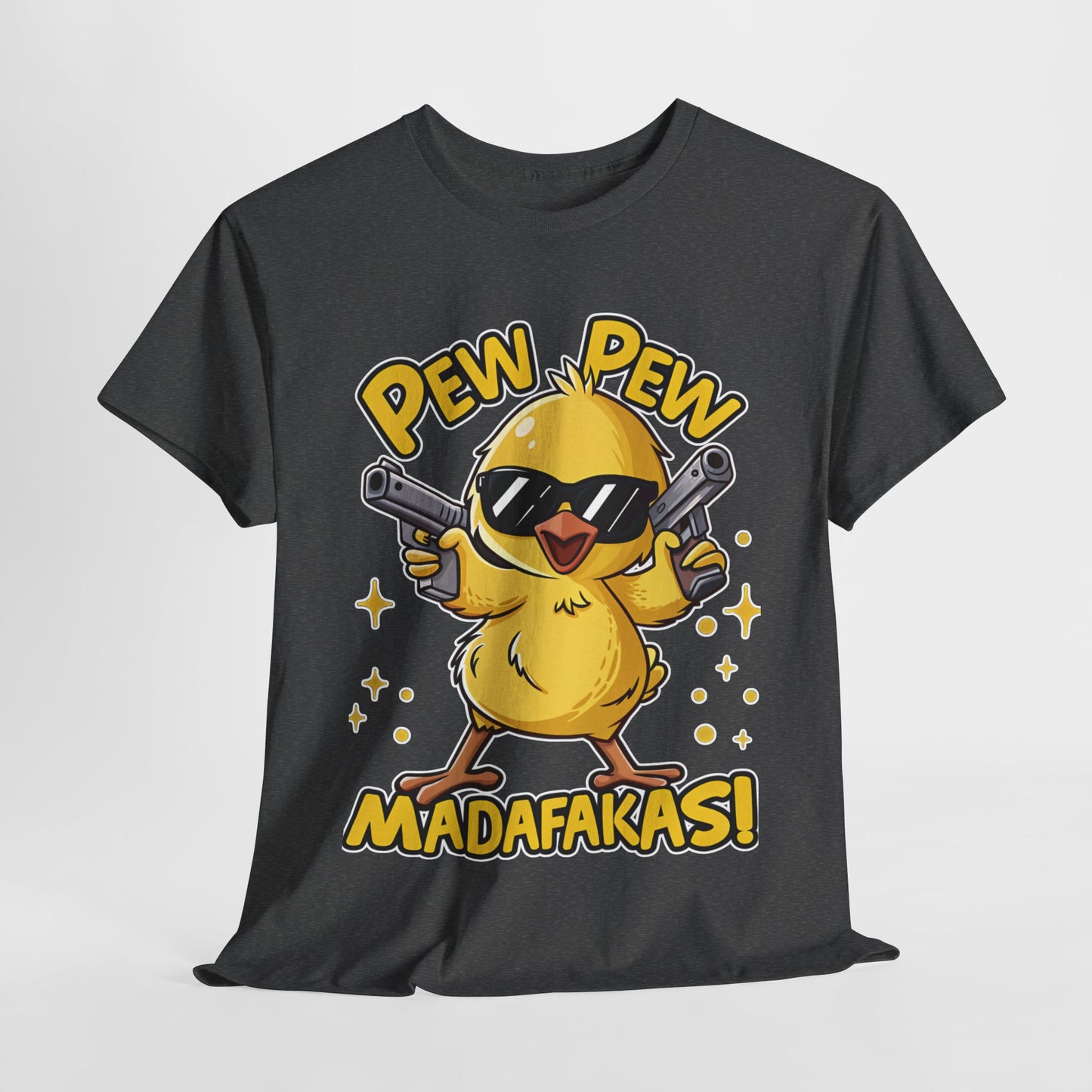 Pew Pew Madafakas Unisex Cotton Tee, Fun Graphic T-Shirt, Casual Wear, Gift for Gamers, Quirky Humor Tee, Everyday Comfort Shirt