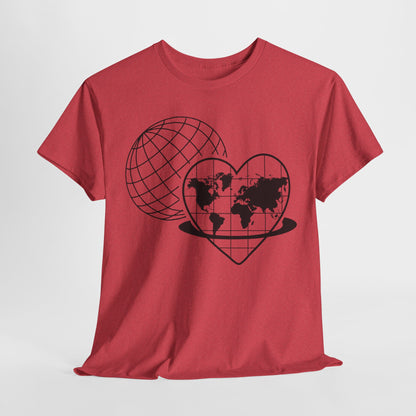 Camiseta unisex de algodón grueso: "Eres suficiente para el mundo". Camiseta gráfica inspiradora.