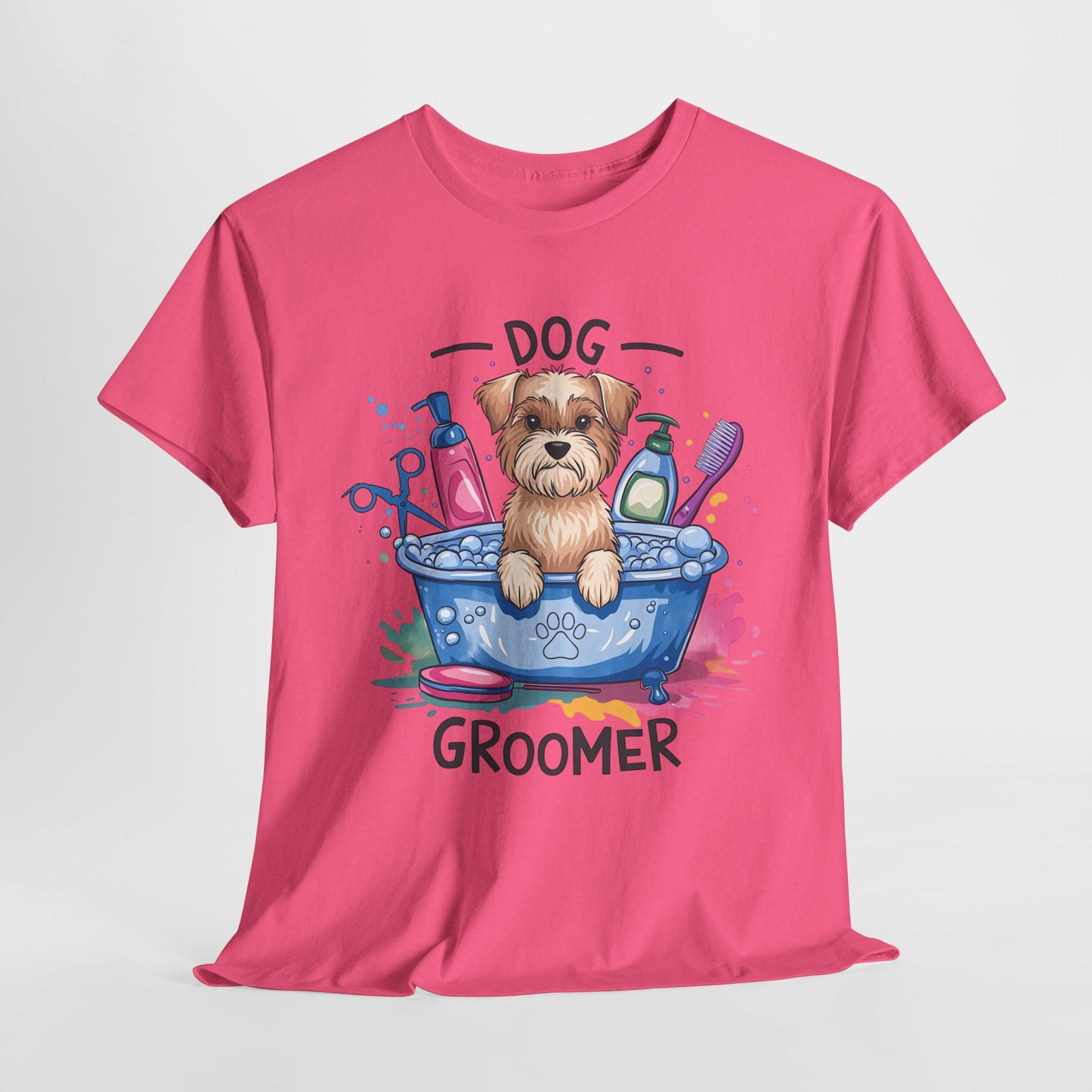 Funny Dog Groomer Heavy Cotton Tee - Perfect Gift for Dog Lovers