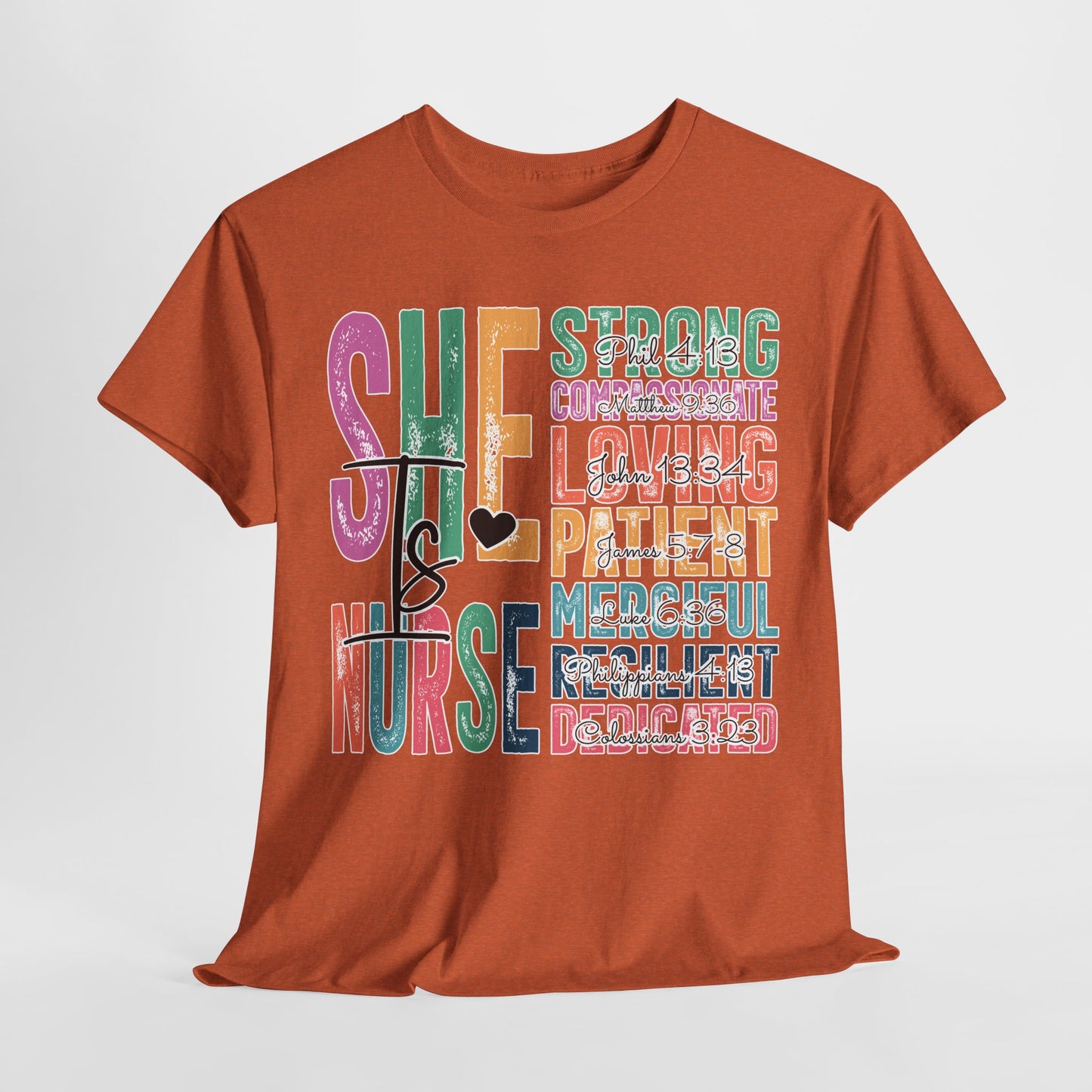 Strong Nurse Unisex Heavy Cotton Tee - Ideal Gift for Healthcare Heroes