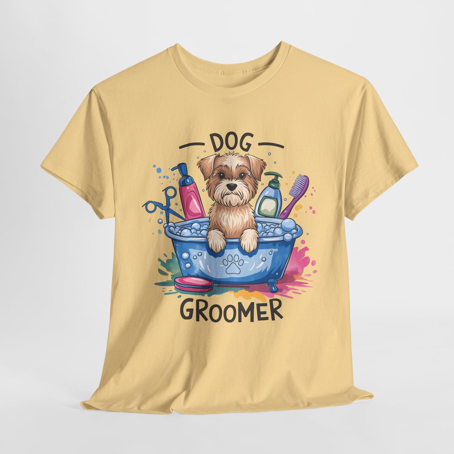 Funny Dog Groomer Heavy Cotton Tee - Perfect Gift for Dog Lovers