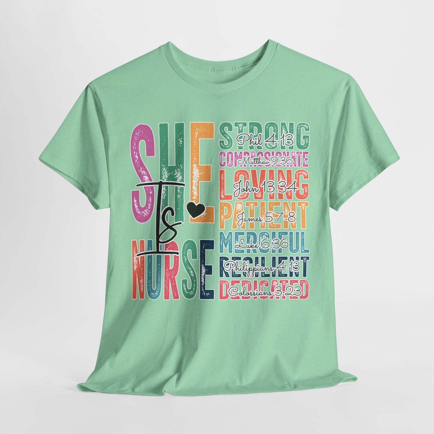 Strong Nurse Unisex Heavy Cotton Tee - Ideal Gift for Healthcare Heroes