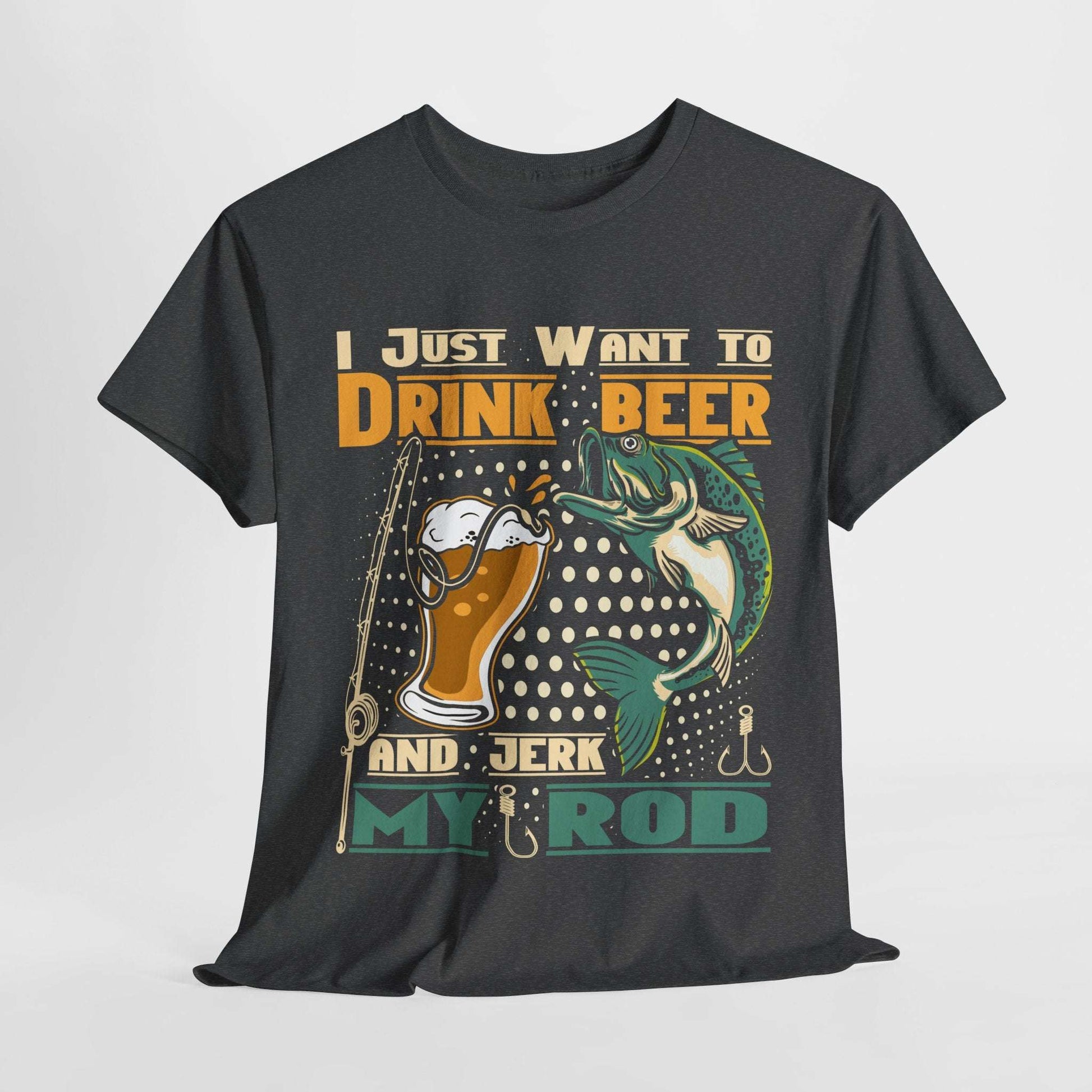 Fishing Beer Tee Funny Quotes Tshirt