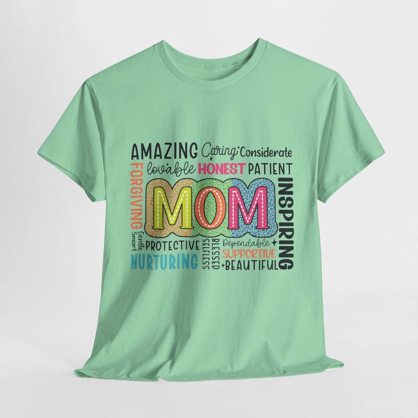 Inspirational Mom Tee - Unisex Heavy Cotton Shirt for Mother's Day