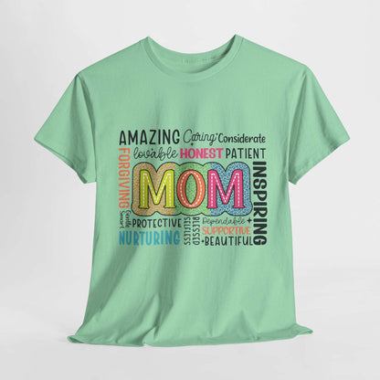Inspirational Mom Tee - Unisex Heavy Cotton Shirt for Mother's Day