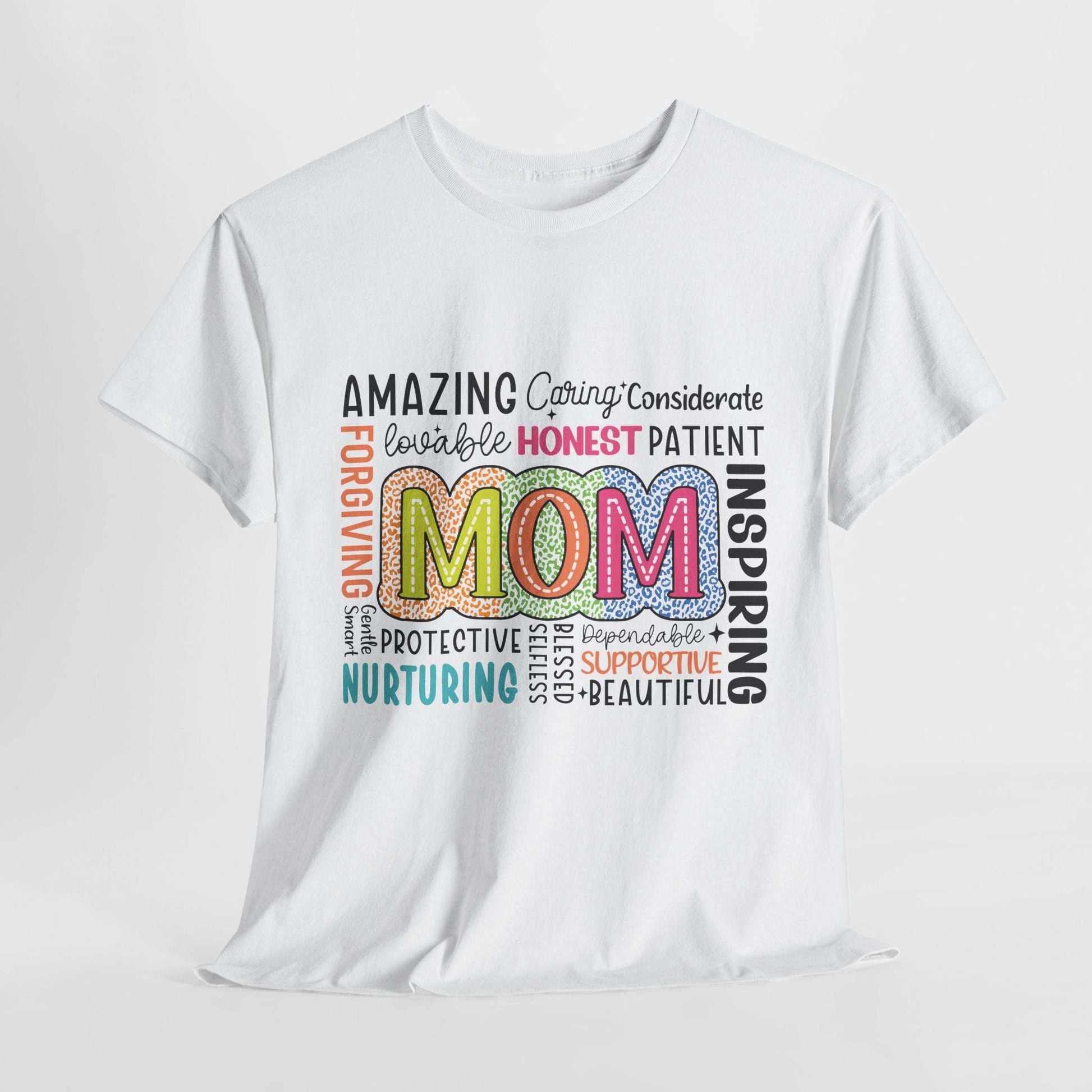 Inspirational Mom Tee - Unisex Heavy Cotton Shirt for Mother's Day