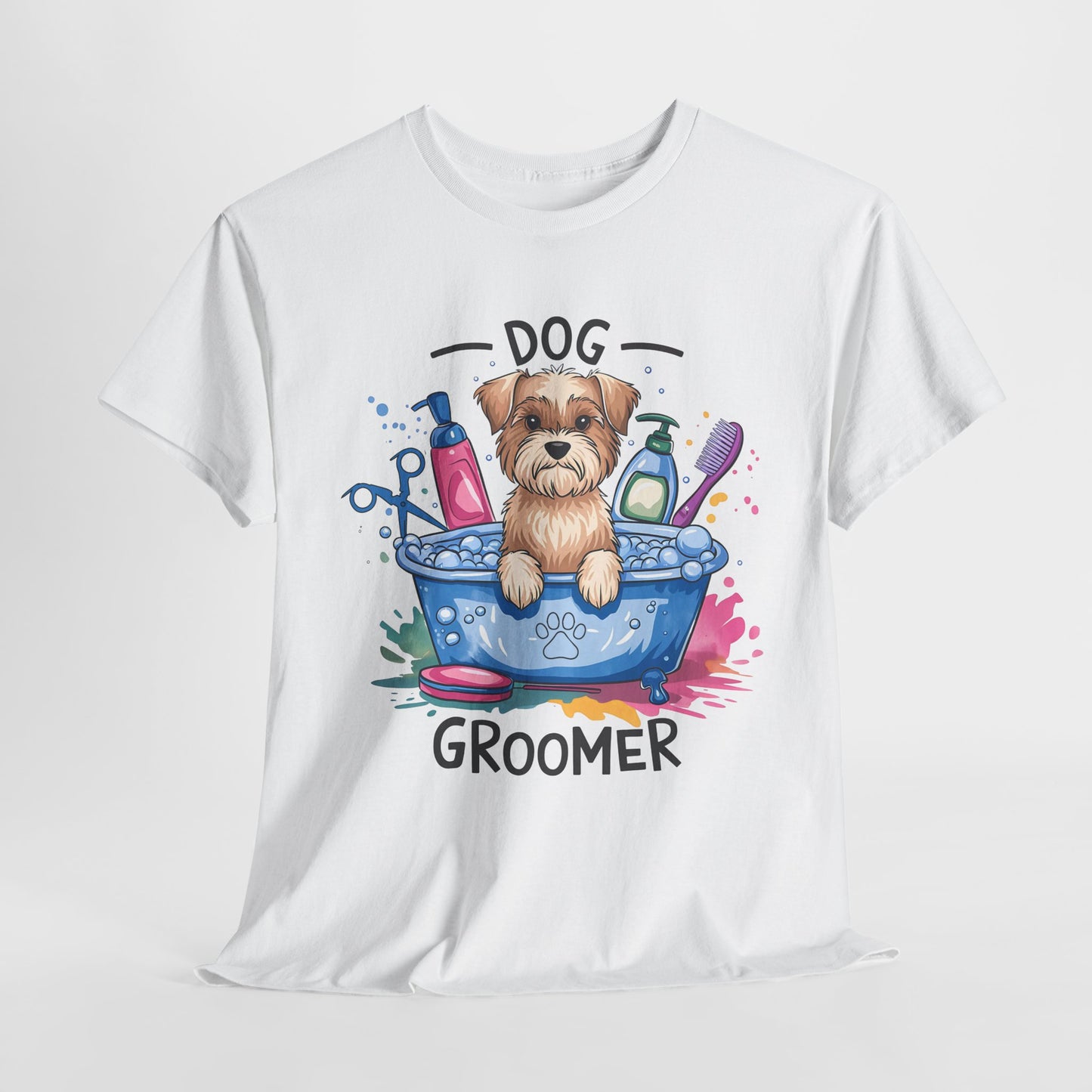 Funny Dog Groomer Heavy Cotton Tee - Perfect Gift for Dog Lovers