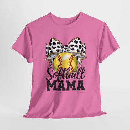 Softball Mama Unisex Heavy Cotton Tee - Perfect Gift for Softball Moms
