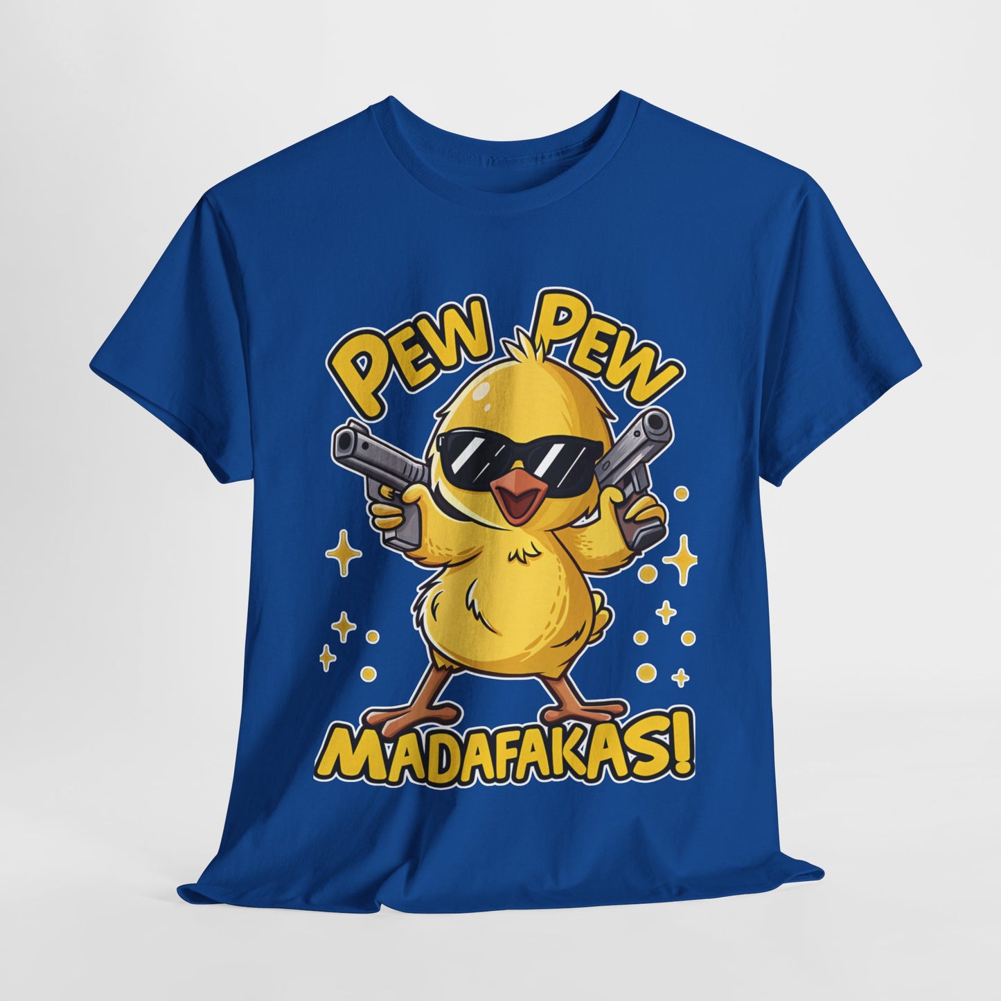 Pew Pew Madafakas Unisex Cotton Tee, Fun Graphic T-Shirt, Casual Wear, Gift for Gamers, Quirky Humor Tee, Everyday Comfort Shirt