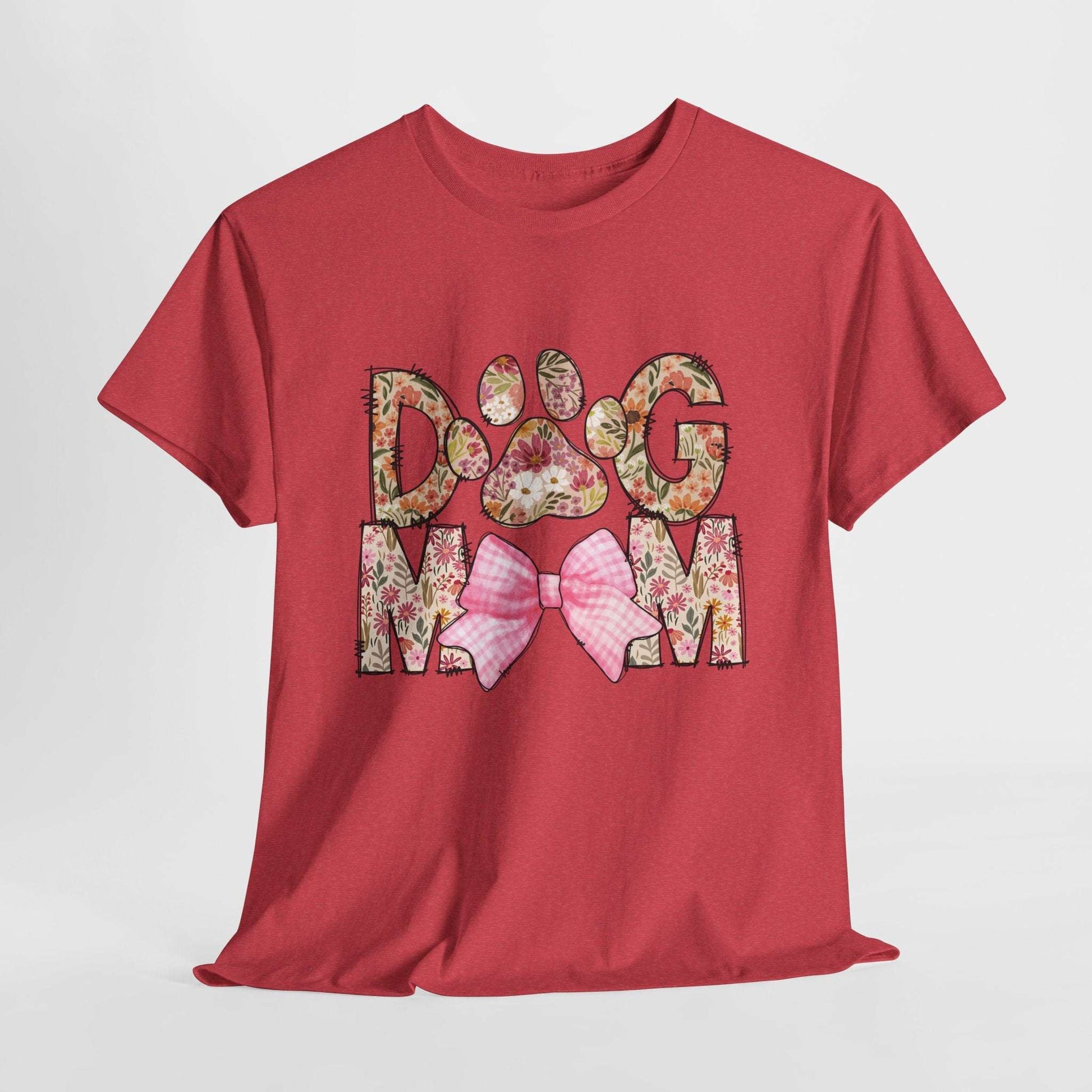 Dog Mom Coquette Unisex Heavy Cotton Tee