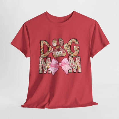 Dog Mom Coquette Unisex Heavy Cotton Tee
