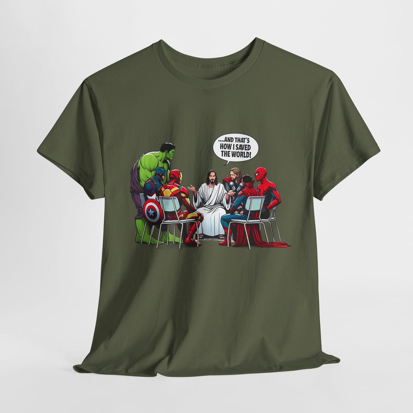 Superheroes Spiritual Leader Comic Tee