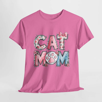 Cat Mom Unisex Heavy Cotton Tee