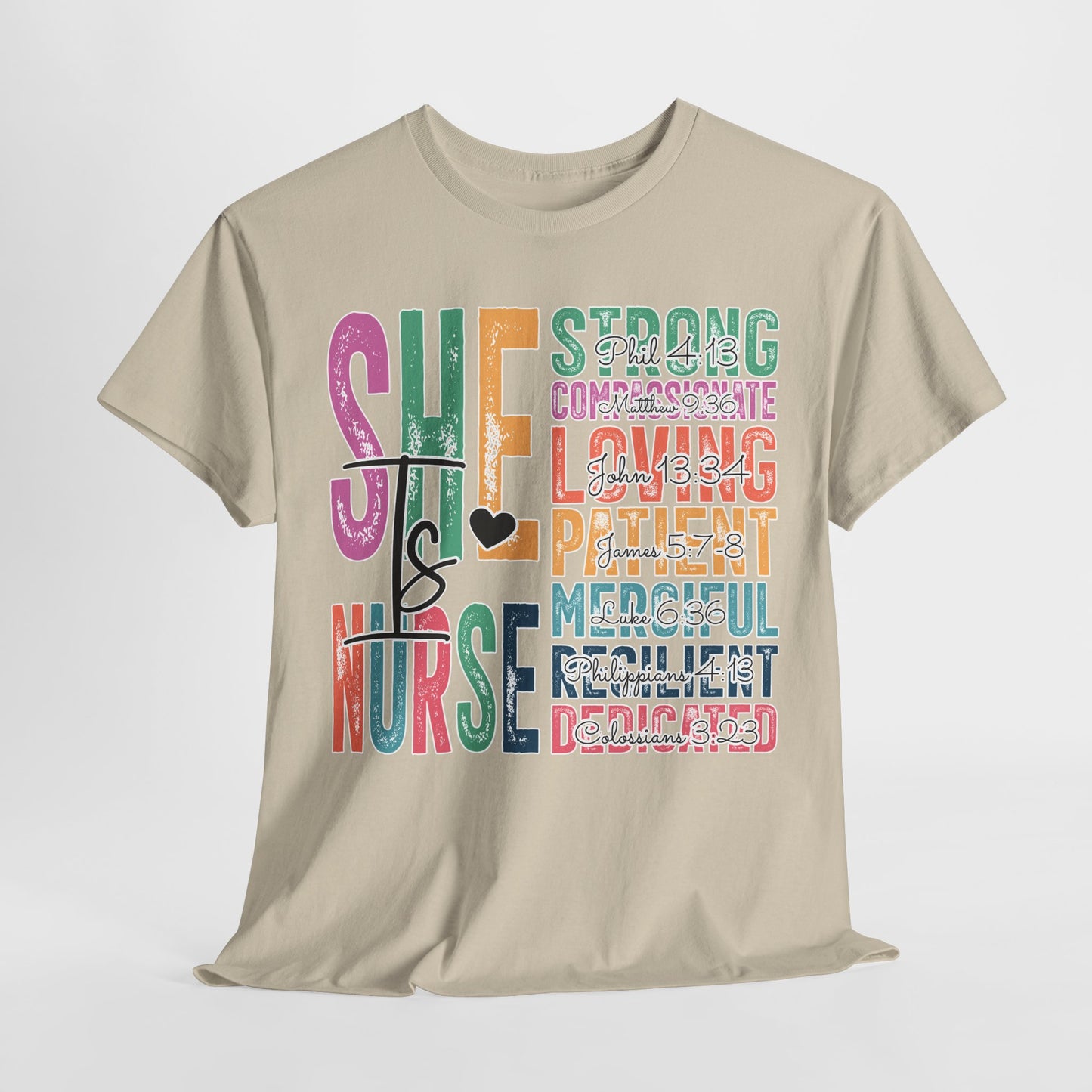 Strong Nurse Unisex Heavy Cotton Tee - Ideal Gift for Healthcare Heroes