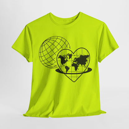Camiseta unisex de algodón grueso: "Eres suficiente para el mundo". Camiseta gráfica inspiradora.