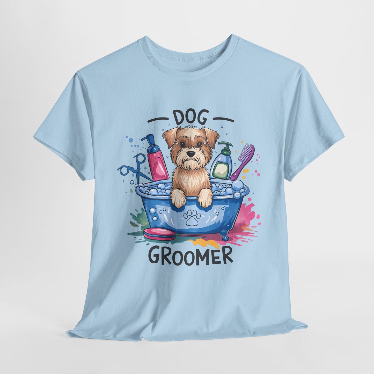Funny Dog Groomer Heavy Cotton Tee - Perfect Gift for Dog Lovers