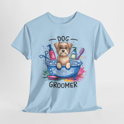 Funny Dog Groomer Heavy Cotton Tee - Perfect Gift for Dog Lovers
