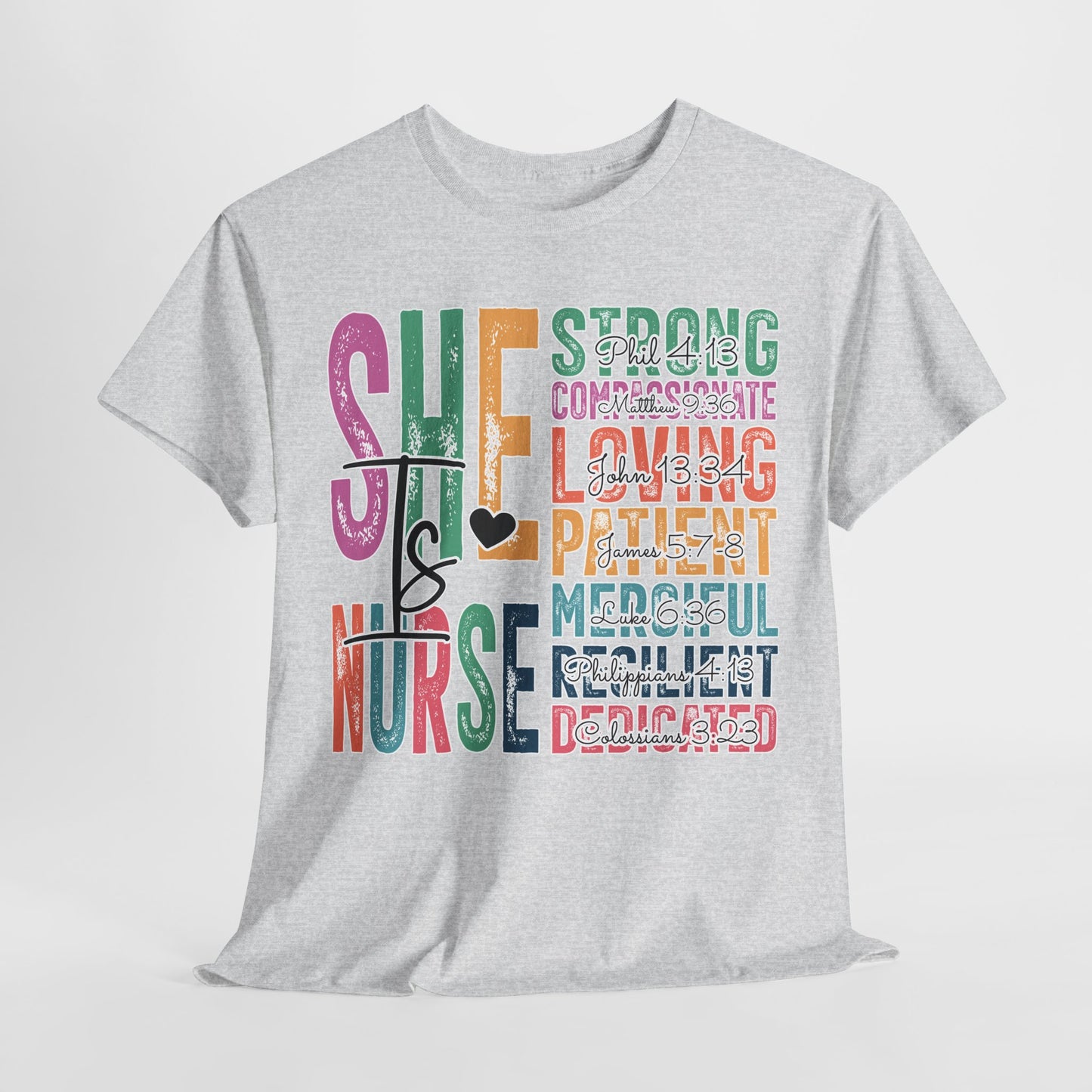 Strong Nurse Unisex Heavy Cotton Tee - Ideal Gift for Healthcare Heroes