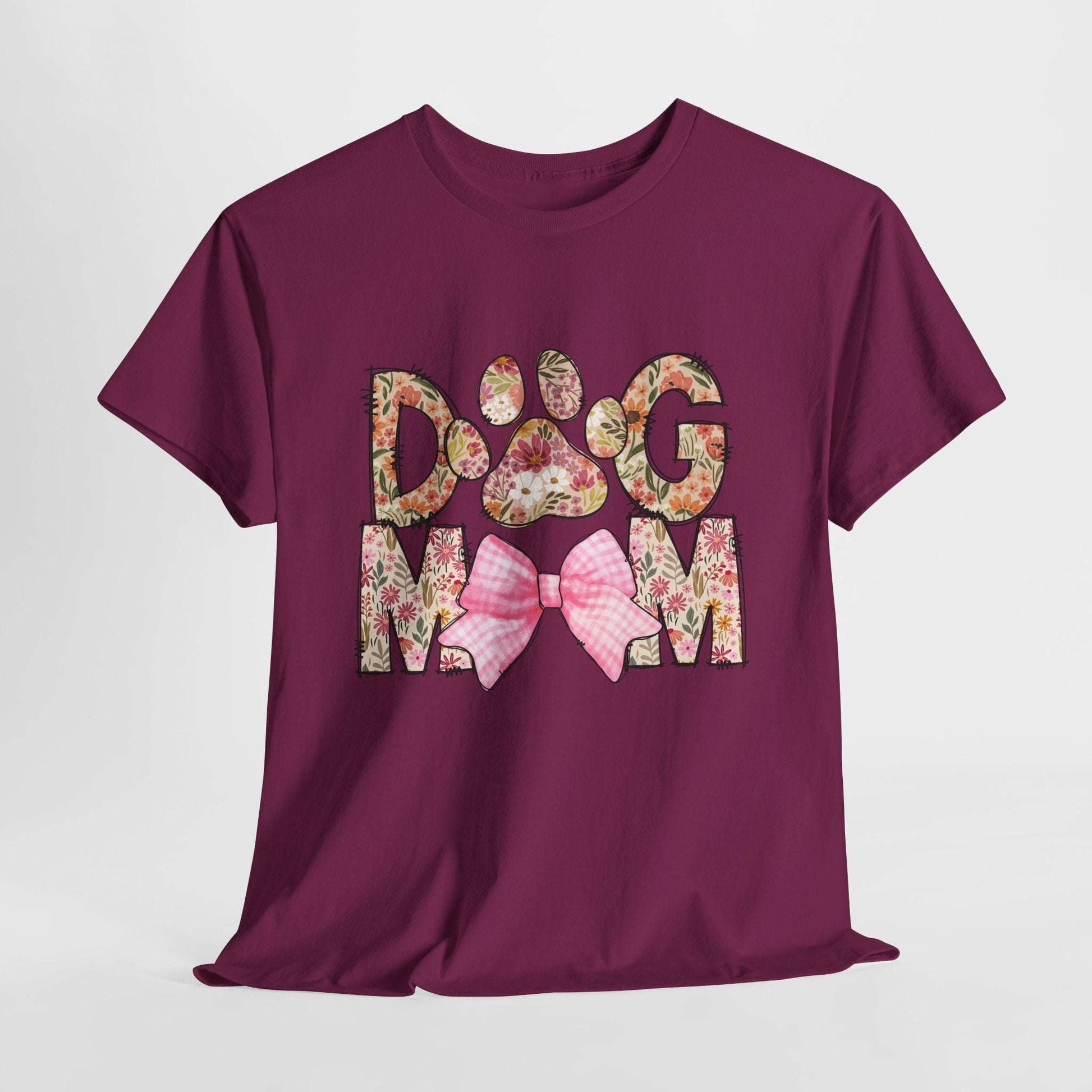 Dog Mom Coquette Unisex Heavy Cotton Tee