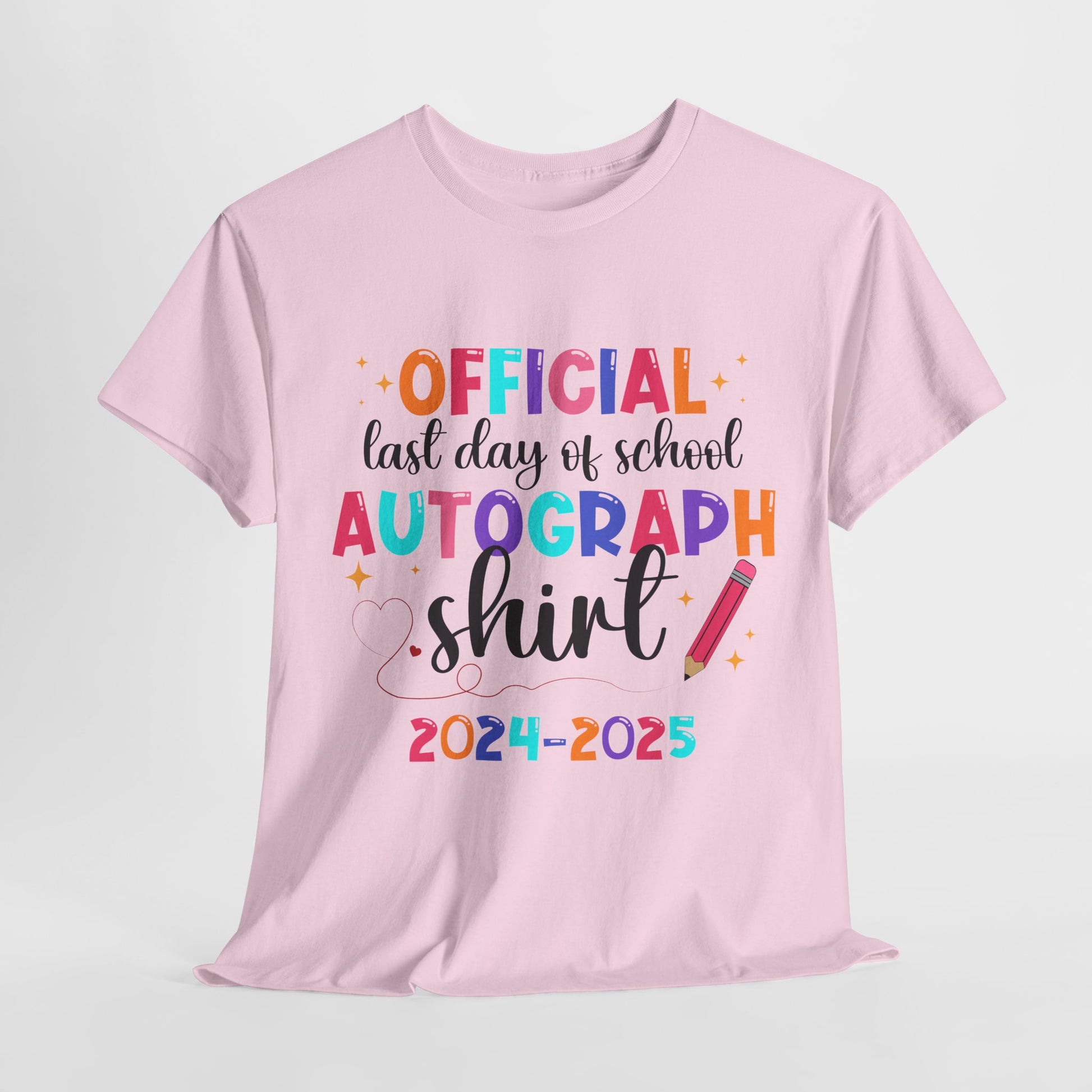 School Autographs Pink Tee