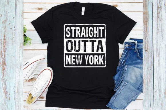 Straight Outta New York Unisex Heavy Cotton Tee