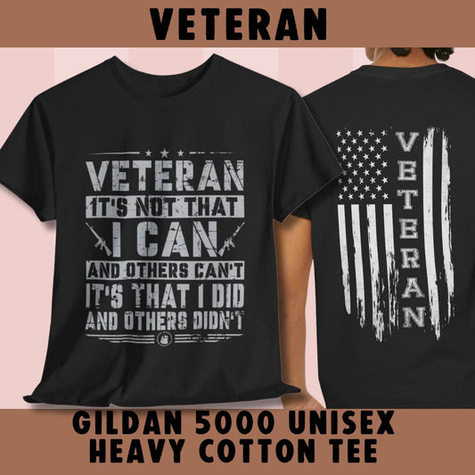 Veteran Appreciation Unisex Heavy Cotton Tee - Honoring Service and Sacrifice