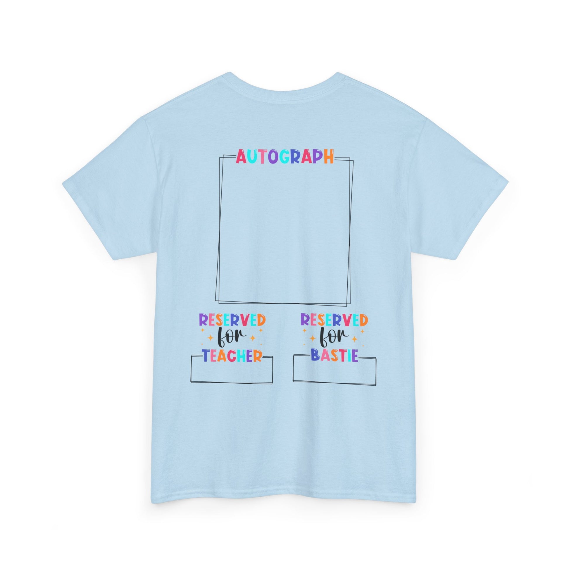 tshirt back autograph blue