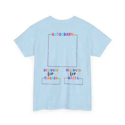 tshirt back autograph blue