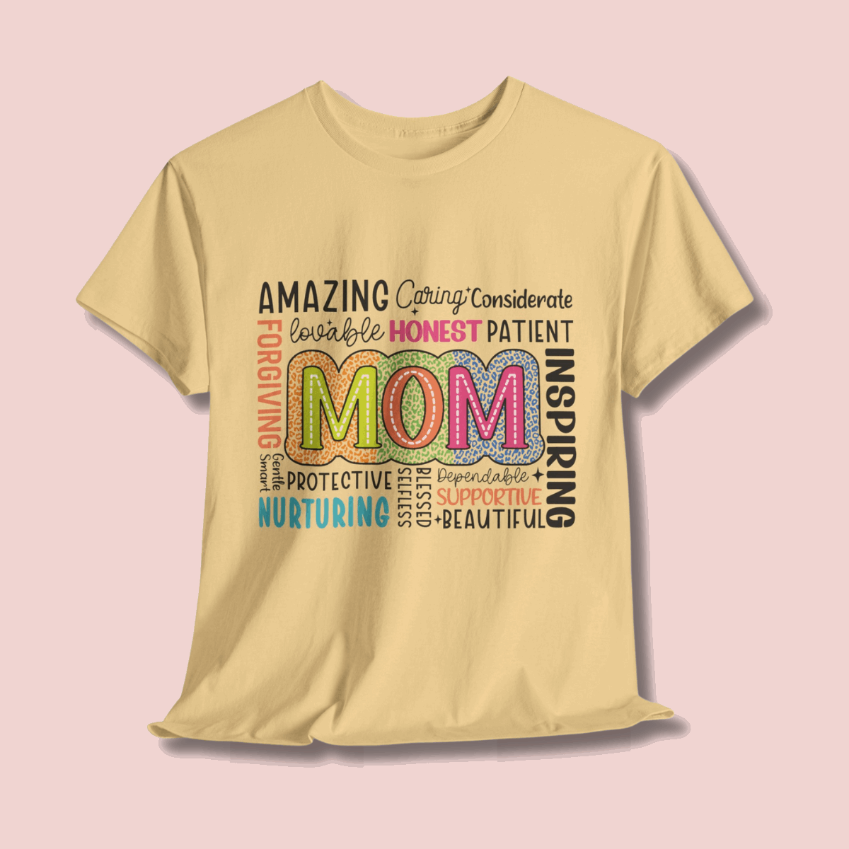 Inspirational Mom Tee - Unisex Heavy Cotton Shirt for Mother's Day