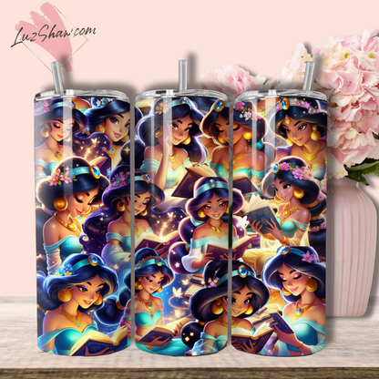 Princess Storytime with 8 Designs to choose from 20oz Stainless Steel Custom Sublimation Print Tumbler Double Wall Vacuum Insulated Princess Design