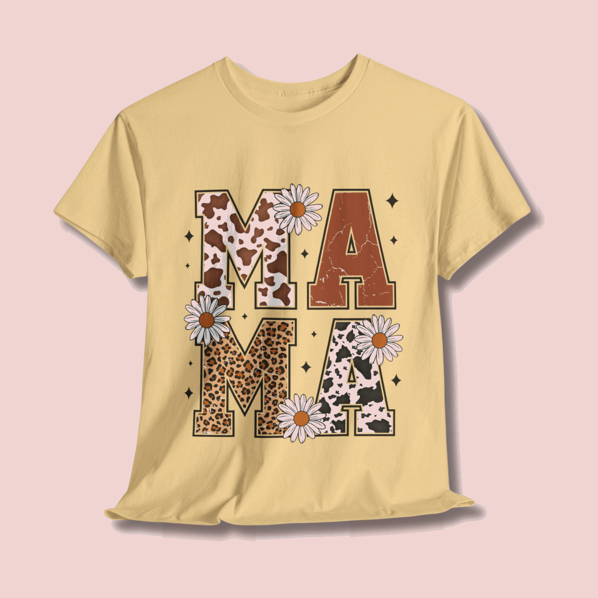 Mama Graphic Tee - Trendy Unisex Heavy Cotton Shirt for Moms