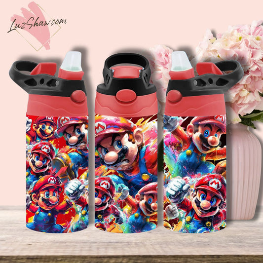 Cartoon Characters Art 12oz Stainless Steel Custom Sublimation Print Double Wall Vacuum Insulated Kid Tumbler