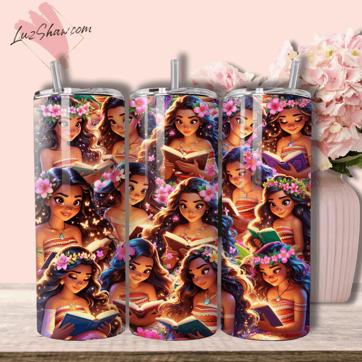 Princess Storytime with 8 Designs to choose from 20oz Stainless Steel Custom Sublimation Print Tumbler Double Wall Vacuum Insulated Princess Design