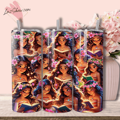 Princess Storytime with 8 Designs to choose from 20oz Stainless Steel Custom Sublimation Print Tumbler Double Wall Vacuum Insulated Princess Design